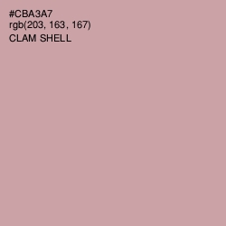 #CBA3A7 - Clam Shell Color Image